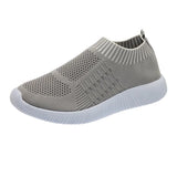 Breakj Hot Flying Weaving Lightweight Sports Casual Shoes Round Head Fashion Size 43 Women's Single
