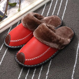Slippers Winter Home Soft Floor Slippers For Men Female Indoor Plush Sewing Women Flat Shoes 2020 Couple Footwear