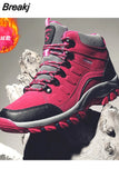Sneakers Fall Winter Couple Casual Sports Running Shoes Flat Outdoor Hiking Boots Waterproof Walking Shoes Zapatos