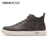 Skateboarding Shoes Light Cool Sneakers Soft Micro Fiber Leather Upper Elastic Outsole Men Shoes Walking EUR Size