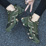 2021 New Summer Men Mesh Lace-Up Sports Shoes Fashion Outdoor Casual Shoes Light Breathable Running Sneaker Big