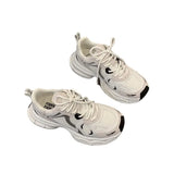 Breakj Old Dad Shoes Women's Shoes 2025 Autumn New Sports Shoes Four Seasons Mesh Breathable Casual Small White