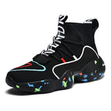 o'clock Stylish Couple Casual Shoes Non-Leather Breathable Male Sneakers Outdoor Quality Anti-skid Footwear Big Size
