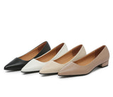Pointed, Shallow Mouth, Square Heels, Women's Business, Leisure, Elegant Commuter Shoes, Fashionable High Heels, Four