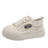 Breakj Bottom Low Help Canvas Shoes Women 2025 Spring New Small White Shoes Set Students Sports Leisure Board Shoes