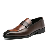 Leather Shoes Men Spring Autumn Business Slip-on Loafers Men Casual Shoes Big Size 48 Men Shoes