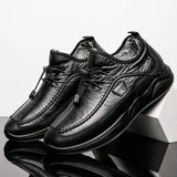 Sneakers Men's Quality Leather Shoes Kitchen Shoes Casual Breathable Male Footwear Outdoor Non-slip Waterproof