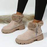 Breakj Snow Boots Women's 2025 Winter New Velvet Women's Shoes To Keep Warm