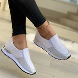 Fashion Sneakers Ladies Lace Up Vulcanized Shoes Casual Female Flat Comfort Walking Shoes Woman 2021