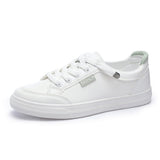 Sneakers Women's Vulcanize Shoes Spring Autumn Breathable Flats Solid Color Mesh Shoes Young Woman Casual White