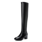 Breakj Boots With Simple Large Size Over The Knee Boots Autumn And Winter Women's Shoes