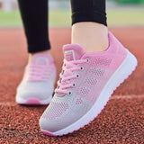 Sneaker New Fashion Woman Vulcanization Shoes 2021 Mesh Breathable Ladies Platform Sneaker Soft Mixed Colors Femme
