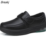 New Platform White Shoes Women Casual Comfortable Light Nurse Work Shoes Fashion Slip on Non-slip Loafers Chaussure