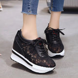 Mesh Breathable Shoes Woman Platform Heels Casual Shoes Women 2020 Wedges Platform Shoes For Women Chaussures
