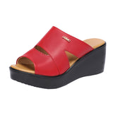 Heel Sandals Slippers Women 2023 Summer New Style Wear Muffin Thick-Soled Slippers Waterproof Platform Fitting Room