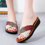 Breakj 2024 New Summer Flat-Bottomed Slippers Women's Fashion Women's Shoes Anti-Slip Soft-Soled Women's