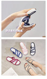 Plus Thicken Sandals Slip on Woman Croc Anti-Skid Hole Jelly Shoes Flat Garden Beach Plus Size Sandalias De Verano Para