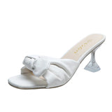 Breakj Size Slippers Female Spring / Summer 2023 New Fashion Bow To Wear