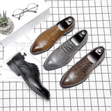 Breakj Men's Shoes Large Size British Formal Shoes 45 46 Men's Shoes