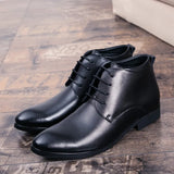 Mens Leather Boots Classic British Style Casual Business Shoes High Quality Ankle Boots for Men Plus Size Men