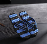 New Massage Flip Flops Men's Summer Trend Korean Version of The Color Matching Beach Shoes Slippers Mens Slippers