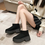 Breakj Snow Boots Women 2025 Winter New High And Coarse And Thicken Thick To Keep Warm Fur One Snow