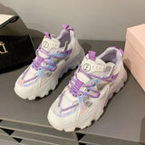 New Sneakers Women Casual Platform Shoes Fashion Jelly Thick Bottom Ladies Trainers Chaussure Femme Chunky Sneakers