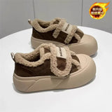 Breakj And Winter New Thick Sole Snow Boots Female Warm Increase Soft Sole Sole Comfortable Wear High Appearance Level Bread