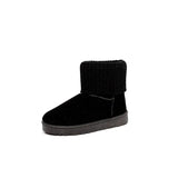 Snow Boots For Women Thick Plush Warm Ladies Ankle Boots Slip On Solid Classic Female Short Booties Non-slip Woman