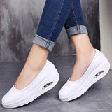 Women Sneakers Flats Loafers Sweet Shallow Comfort Moccasins Slip-on PU Platform Ballet Ladies Vulcanized Shoes