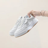 Breakj 2025, Small White Shoes New Korean Version Ins Female Students Taller Platform Sports Board Shoes Casual Shoes