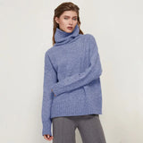 Women Autumn Winter Knitted Turtleneck Cashmere Sweater Female Spring Autumn Pullover Jumper Sweaters Casual Loose