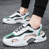 o'clock Breathable Men Shoes Non-Leather Casual Male Footwear 2021 Summer Trendy Big Size Sneaker Outdoor Anti-skid