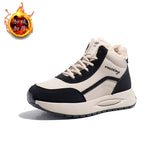 Breakj Women's Shoes 2024 New Winter High Help And Velvet Warm Versatile Niche Increased Casual Snow Boots