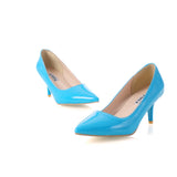 Breakj And Size High Heel Women's Shoes Simple Pointed Thin With Spring And Autumn Single Shoes