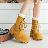 Breakj Platform Derby Martin Boots