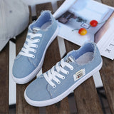 Canvas Shoes Women's Shoes Autumn 2023 New Round Head Shallow Mouth Student Single Shoes Korean Version Of Small White