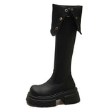 Breakj 2025 Autumn And Winter New Small Martin Boots Women Net Red Knight Boots Over The Knee Long Boots Thick Skin Skin Skin