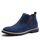 Trend Men Ankle Boots All-match Quality Slip-on Male Casual Shoes Soft Comfort Wear-resisting Footwear Outdoor