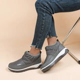 Women's Shoes Snow Boots Winter Round Toe Outdoor Warm Waterproof Plush Velvet Short-tube Botas Ankle Snow