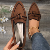 Women's Shoes Loafers Ballet Flats Pointed Toe Barefoot Slip-on Sandals Casual Low Heel Luxury Brand Woman Shoe New in