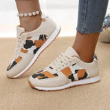 Breakj 2025 Spring And Autumn New Leopard-Print Leisure Single Shoes Women's Flat Bottom With Sports Casual