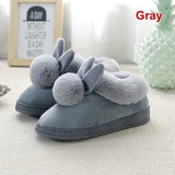 Slippers Women Furry Warm Female Slipper Indoor Home Shoes Casual Ladies Soft Comfort Shoes Woman Furry Rabbit Ears