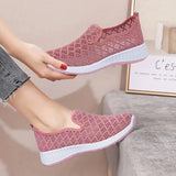 Women's Sports Shoes Sneakers Shoes Fashion Hollow Out Breathable Leisure Walk Soft and Comfortable Zapatos De