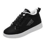 2024 Cotton Shoes Women's Velvet Sports Flat Heels 2023 New Snow Boots Warm Student Casual