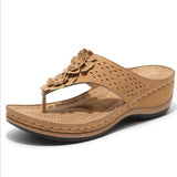 Breakj Summer New Large-Size Sandals Car Line Flip-Flops And Women's Cool