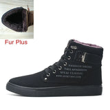 2022 Hot Men Shoes Fashion Warm Fur Winter Men Boots Autumn Leather Footwear For Man New High Top Canvas Casual Shoes