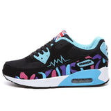 Running Sneakers Lace-up Air Cushion Breathable Mesh Sport Shoes Ladies Gym Sneakers Basketball Trainers Shoes