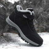 Hiking Shoes Boots for Men Women Keep Warm Plush Non-slip Caminhadas Trekking Ankle Boots Waterproof Sneakers Casual