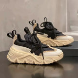 Sneakers Women 2021 Summer Fashion Platform Shoes Thick Sole Sport Ladies Trainers Breathable Chunky Sneakers